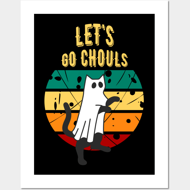 Let's Go Ghouls CAT Wall Art by Myartstor 